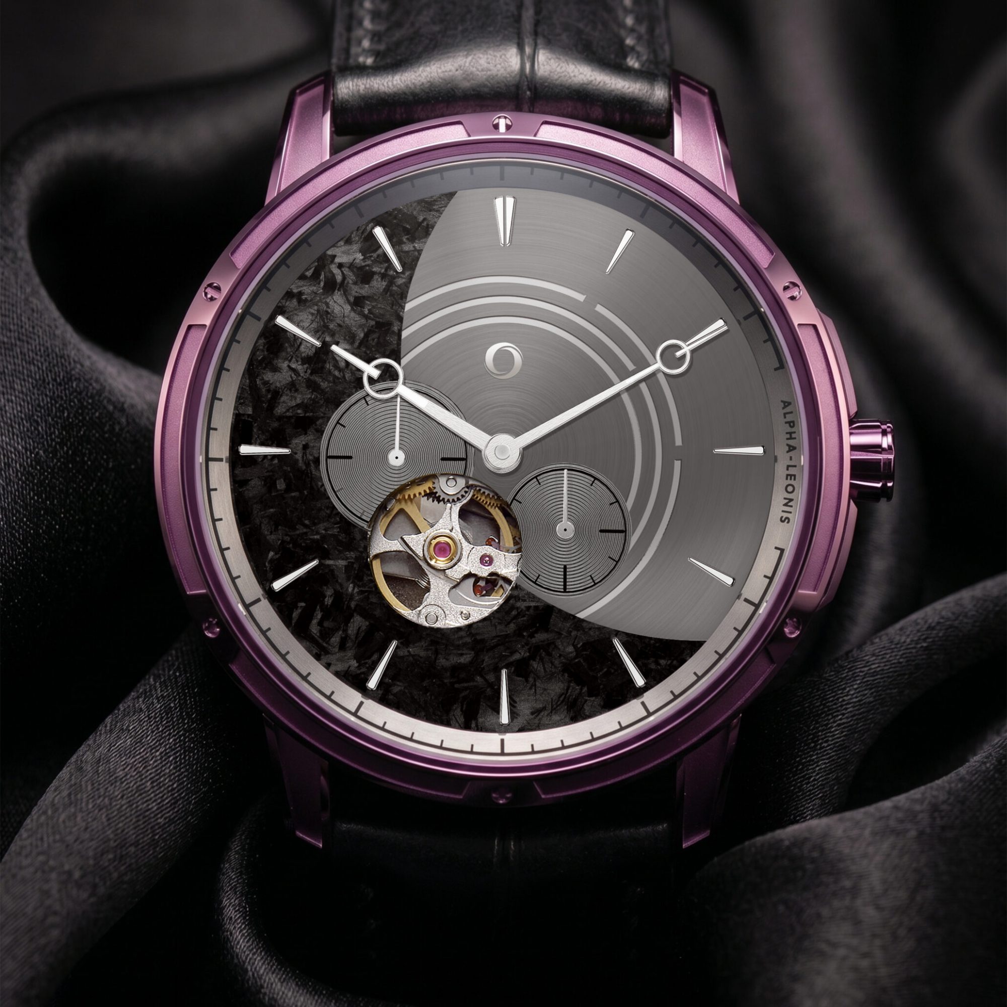 watch on silk